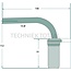 GRANIT Mirror bracket right / left - 65499763, 3C65499763 | Dimensions: 198 x 152 mm | Rod Ø: 16 mm