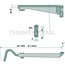 GRANIT Telescopic mirror bracket right