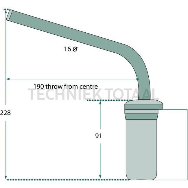 GRANIT Spiegelhouder rechts en links - 65499764, 3C65499764 | Afmetingen: 240 x 215 mm | Extra informatie: universal | Stang-Ø: 16 mm