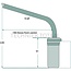 GRANIT Mirror bracket right / left - 65499764, 3C65499764 | Dimensions: 240 x 215 mm | Additional information: universal | Rod Ø: 16 mm
