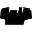 GRANIT Velour floor mat black, polypropylene, fibre insert 500 g/m²