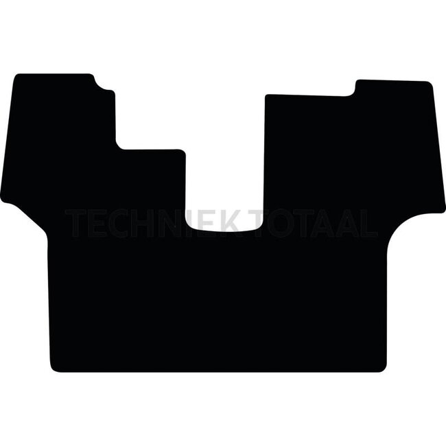 GRANIT Fußmatte Velours - 654950052 | Material: Velours | Farbe: schwarz | Typ: 400, 700, 800 Vario COM2 (&gt;2000 + &lt;2007), ohne Motorbremse | Technische Daten: • getufteter Velours mit wasserundurchlässiger rutschfester Rückseite<br> • Material: 100% Polypr