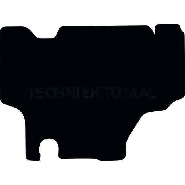 GRANIT Fußmatte Velours - 654950042 | Material: Velours | Farbe: schwarz | Typ: DX und Starcab (1989-1996) | Technische Daten: • getufteter Velours mit wasserundurchlässiger rutschfester Rückseite<br> • Material: 100% Polypropylen<br> • Fasereinsatz: 500 g/m²