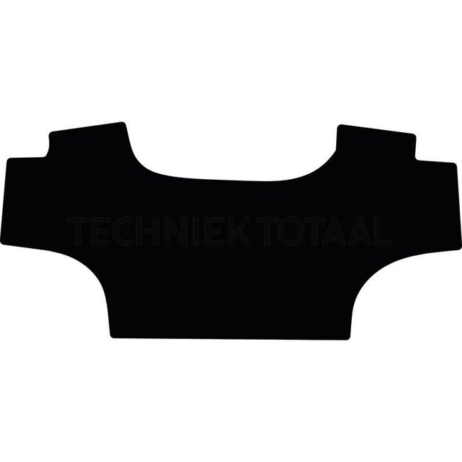 GRANIT Fußmatte Velours - 654950098 | Material: Velours | Farbe: schwarz | Typ: Serie X.7 Tier 4 interim (660-680), (ab 2011) | Technische Daten: • getufteter Velours mit wasserundurchlässiger rutschfester Rückseite<br> • Material: 100% Polypropylen<br> • Fasere