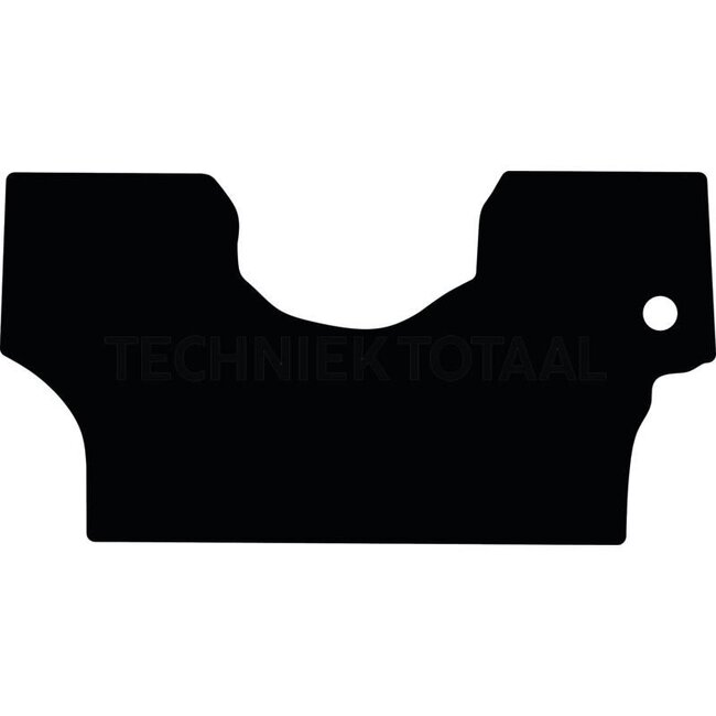 GRANIT Fußmatte Velours - 654950098 | Material: Velours | Farbe: schwarz | Typ: Serie X.7 Tier 4 interim (660-680), (ab 2011) | Technische Daten: • getufteter Velours mit wasserundurchlässiger rutschfester Rückseite<br> • Material: 100% Polypropylen<br> • Fasere