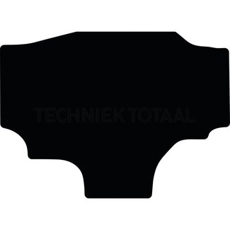 GRANIT Fußmatte Velours schwarz 500 g/m², DX 3, 4, 6 ab 1984