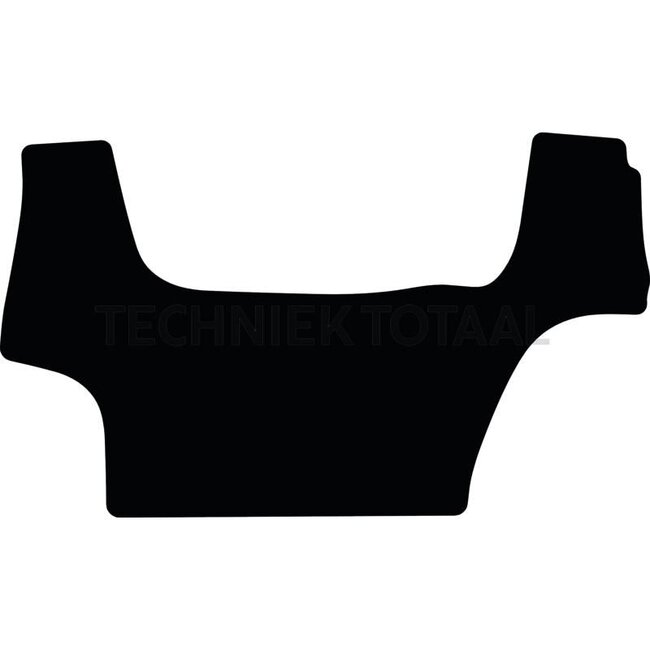 GRANIT Rubber floor mat - 654950510 | Material: Rubber | Colour: Black | Type: T 6, with Autocommand automatic transmission (from 2012) | Technical data: • High-quality rubber material |  • Non-slip |  • Antistatic |  • Dirt-repellent |  • Weather-resistant |  •