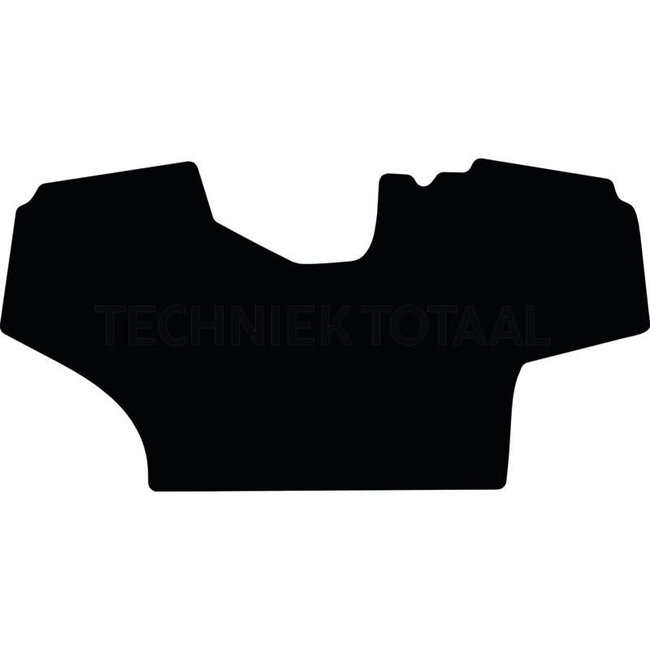 GRANIT Fußmatte Velours schwarz 500 g/m², Lexion 600/700, Tucano, Avero, Jaguar