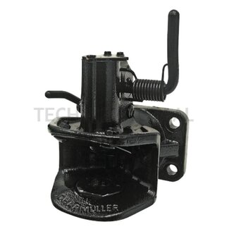 Scharmüller Flange hitch A11 automatic bolt 38 mm, 120 x 55 mm, M14, 1000 kg