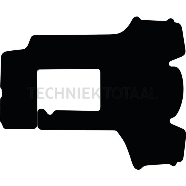 GRANIT Fußmatte Velours - 654950125 | Material: Velours | Farbe: schwarz | Typ: Serie N + T (ab 2005) | Technische Daten: • getufteter Velours mit wasserundurchlässiger rutschfester Rückseite<br> • Material: 100% Polypropylen<br> • Fasereinsatz: 500 g/m²