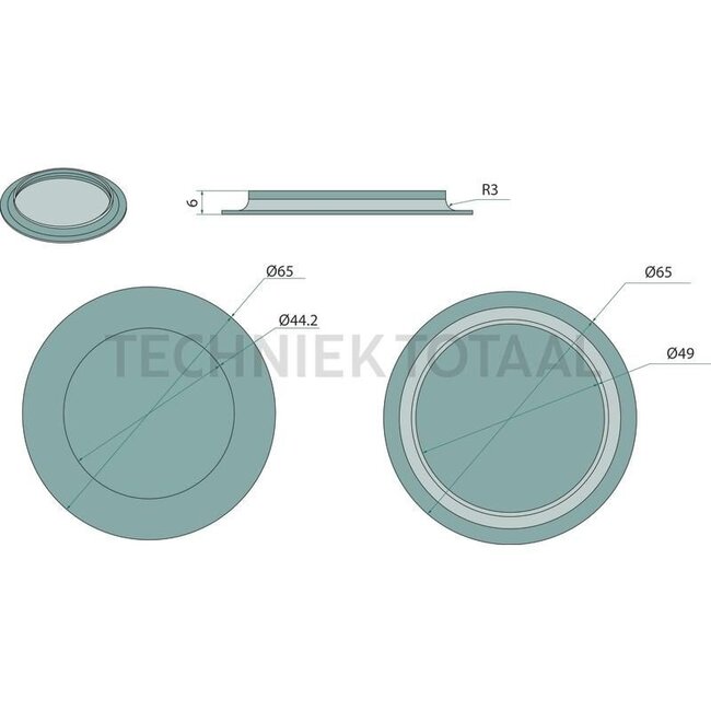 GRANIT Round bracket - 71812275, R108095