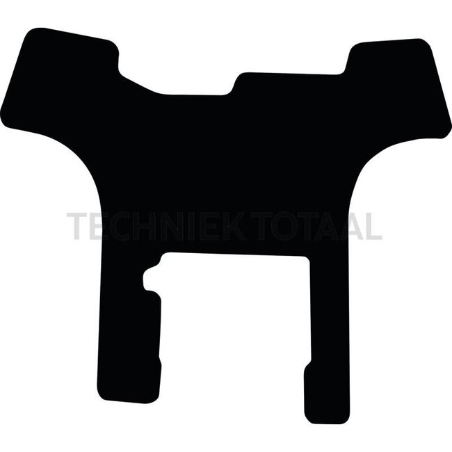 GRANIT Fußmatte Velours - 654950056 | Material: Velours | Farbe: schwarz | Typ: Vario 800/900 ( COM 3+SCR ), ohne Rüfa, ohne Motorbremse | Technische Daten: • getufteter Velours mit wasserundurchlässiger rutschfester Rückseite<br> • Material: 100% Polypropylen<b