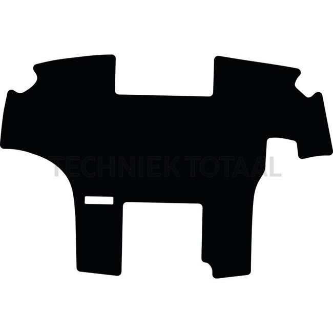 GRANIT Voetmat velours - 654950078, MCTJHD5072 | Materiaal: velours | Kleur: zwart | Technische gegevens: • Getuft velours met waterdichte antislip achterkant |  • Materiaal: 100% polypropyleen |  • Vezelinzet: 500 g/m²