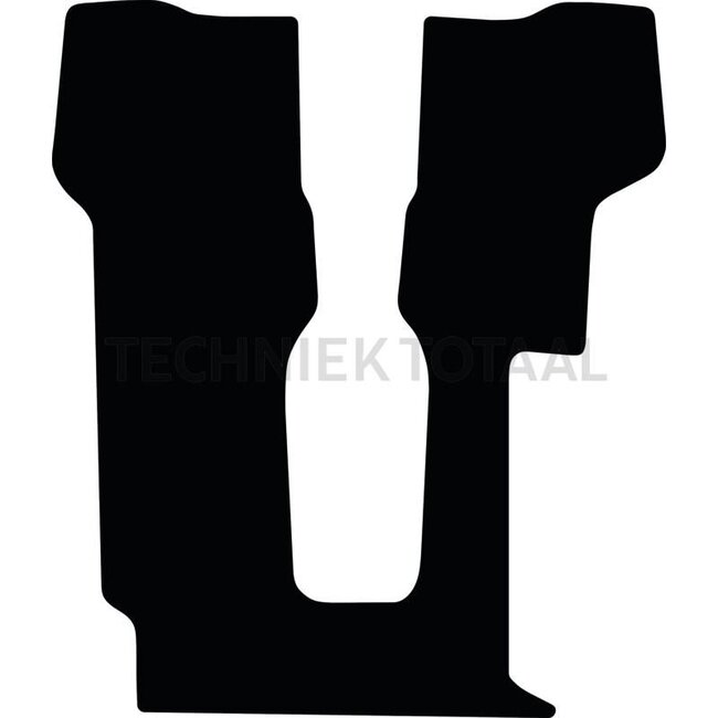 GRANIT Fußmatte Velours - 654950057 | Material: Velours | Farbe: schwarz | Typ: 900 Vario COM2, 800 + 900 (&lt;2008) mit Rüfa | Technische Daten: • getufteter Velours mit wasserundurchlässiger rutschfester Rückseite<br> • Material: 100% Polypropylen<br> • Fasere