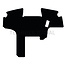 GRANIT Velour floor mat black, 100% polypropylene, fiber insert 500 g/m²