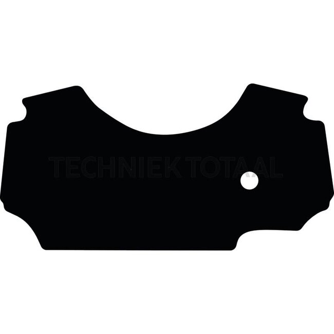 GRANIT Rubber floor mat black, anti-slip, antistatic, with fabric edge