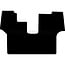 GRANIT Voetmat rubber 400, 700, 800 Vario COM2 (2000-2007), zonder motorrem