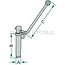 GRANIT Hitch pin - 20013111, 420013-111 | Version: Kippverriegelung | A: 31 mm | B: 145 mm | C: 500 mm