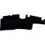 GRANIT Voetmat rubber zwart, antislip, antistatisch, met stoffen rand