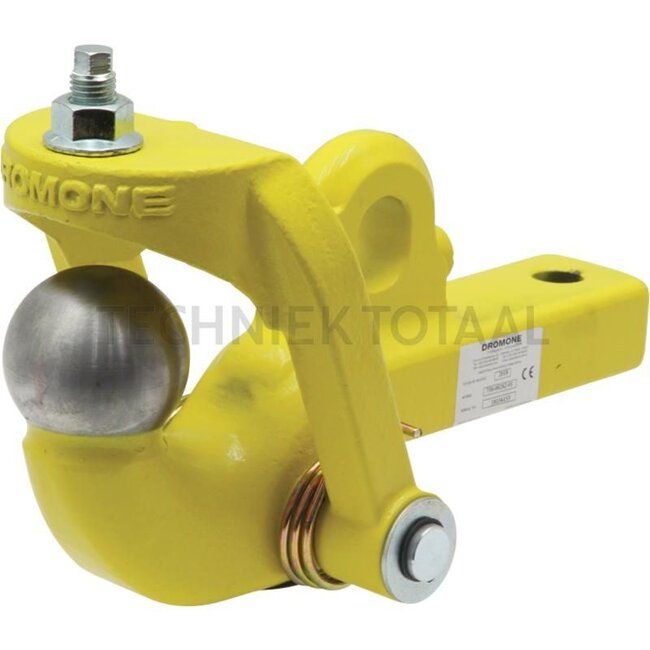 Walterscheid Tow ball insert, 80 system - 770750-00282-00, 8004631 | Shaft cross section W x H: 70 x 46 mm | Overhang: 251 mm | Hole spacing: 150 mm | Hole: 25,2 mm | Colour: Yellow | Description: The model has an integrated ball D: 80 mm. The product is also suitable