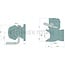 ROCKINGER Flanschkupplung automatisch DOWEL PIN 30,6 mm, 140 x 80 mm, M17 - G312500071013