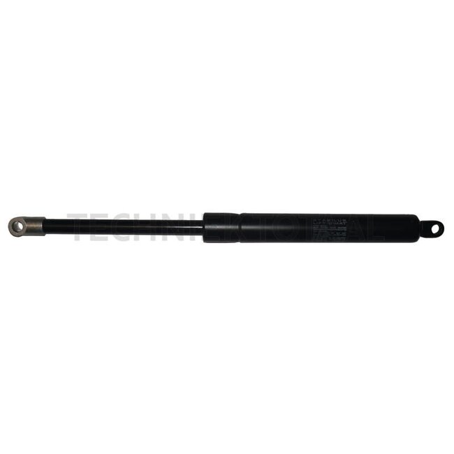 GRANIT Gasdrukveer - 6549704180, 84320282 | Passend voor: Verriegelungssystem (Verkleidung) links | Newton: 1300 | A: 602 mm | C: 10 mm | D: 10 mm | Vorm: 5 | d1: 14 mm | d2: 28 mm | Slag: 250 mm | Passend voor: Vergrendelingssysteem (bekleding) links