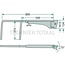 GRANIT Telescopic mirror bracket left 500 - 800 mm Case IH, Steyr | 1-34-677-082