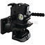 ROCKINGER Flanschkupplung ohne Sensor - 787865B40300, RO865B40301 | Verriegelung: Bolzen automatisch | Kuppelbolzen: 38 mm | Lochbild: 140 x 80 mm | Bohrung: M17 mm | Stützlast: 2000 kg | D-Wert: 82 kN | Farbe: Schwarz | Anzahl Löcher: 4 | Zugöse: DIN 11026  40 mm,