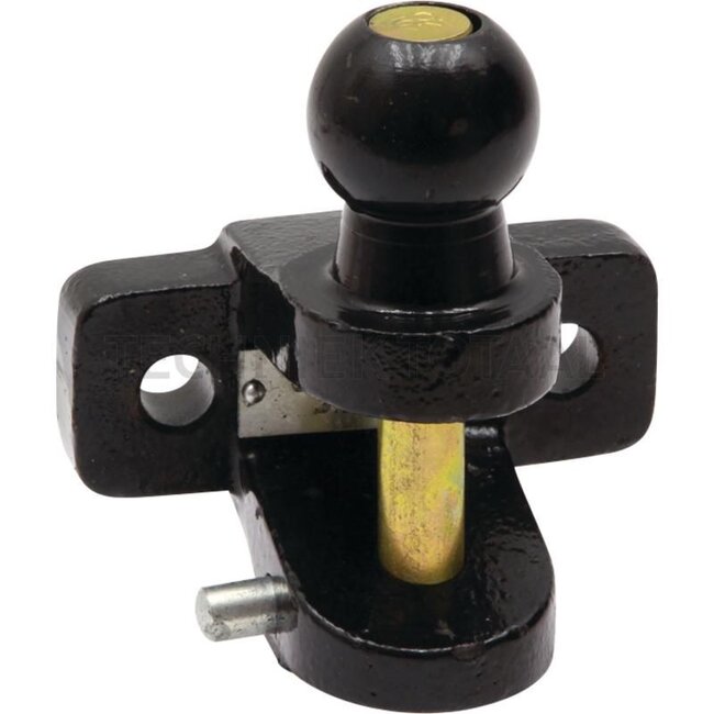 GRANIT Ball hitch No road approval - 20099020, 39886 | A: 50 mm | B: 89 mm | C: 16,5 mm | E: 19 mm | Version: Not approved for road use | For farm use only