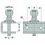 GRANIT Trailer coupling A 50 mm, B 89 mm, C 16 mm, D 55 mm, E 19 mm | 200990221
