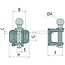 GRANIT Trailer coupling K50 4 hole flange 50 mm, nose weight 120 kg | 185008715