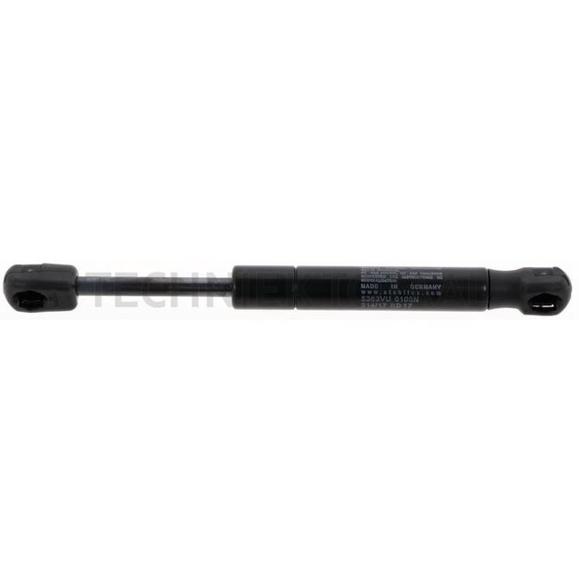 GRANIT Gas pressure damper - 6549708253, 47622039 | suitable for: Dachklappe | Newtons: 100 | A: 205 mm | Form: 6 | d1: 8 mm | d2: 18 mm | Stroke: 60 mm | To fit: Roof flap