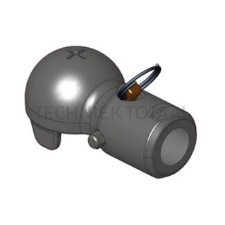 Scharmüller Drawbar eye K50 one-handed M36x1.5 With bolt lock