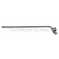 GRANIT Spiegelhouder - 65499164, 8HG002211-001 | Afmetingen: lengte: 370, Ø: 12 mm | Gatafstand: 43 mm | Ø: 12 mm | Lengte: 370 mm