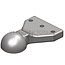 Scharmüller Drawbar eye - 77700663820, 0.663.82.0-A02, 00.663.82.0-A02 | suitable for: Horsch | Series: FG | Category: Drawbar eyes | Version: Flange | Colour: Black | No. of holes: 3 | Overhang: 190 mm | Description: Flange for screwing underneath suitable for Horsc