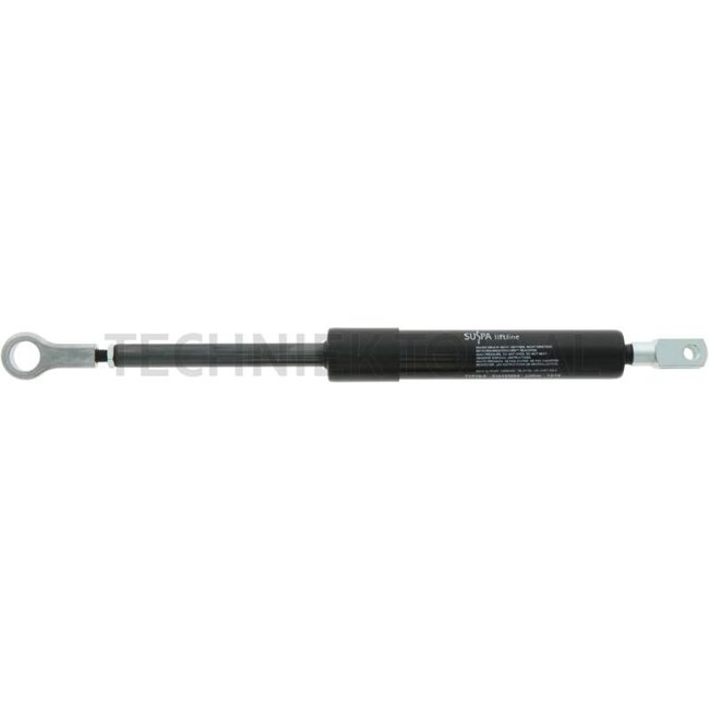 GRANIT Gasdrukveer - 65498178, 9655694, 467758, 0009655694, 0009655714 | A: 371 mm | B: 202 mm | C: 16,2 mm | D: 8 mm | d1: 14 mm | d2: 28 mm | Slag: 71,5 mm | Newton: 2200