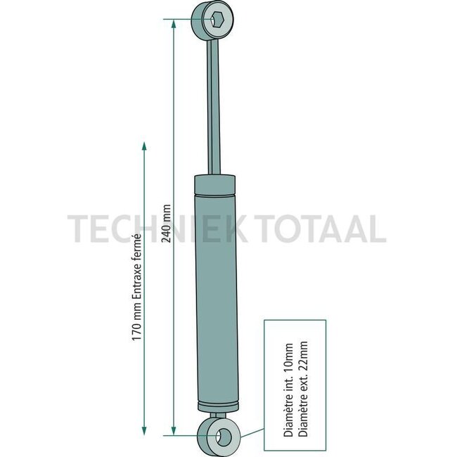GRANIT Shock absorber - 240ACC252SA