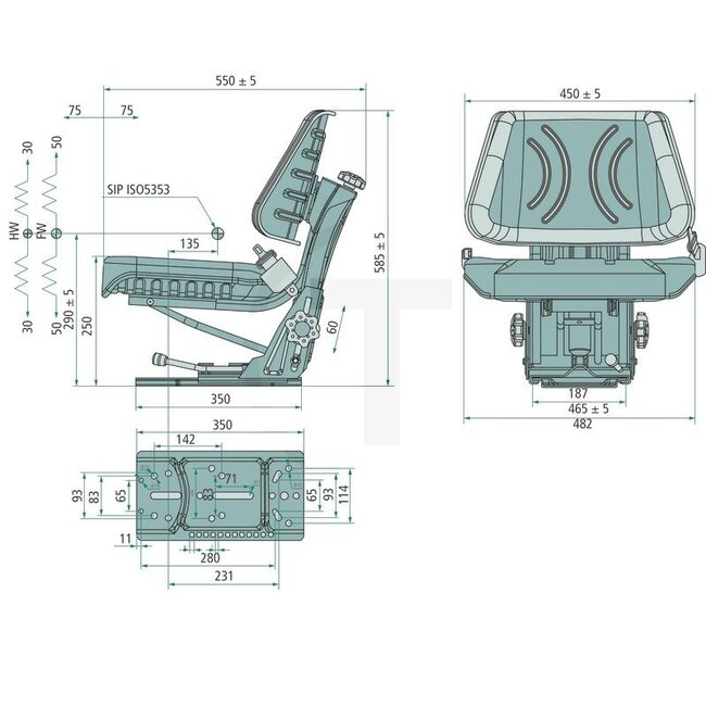 GRANIT Backrest - 24099068, STEYP2