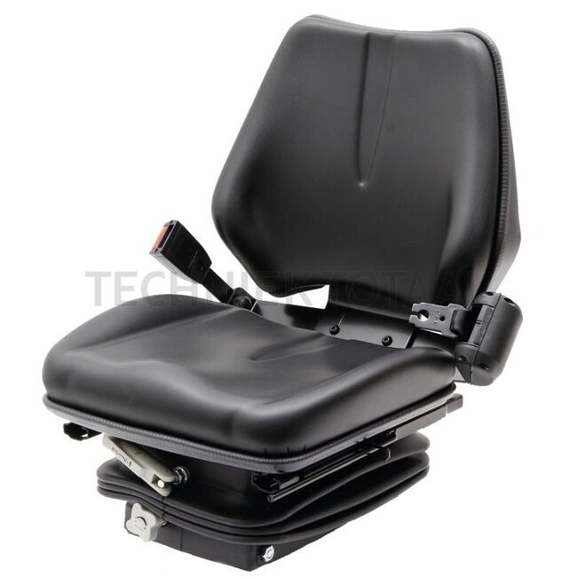 GRANIT Seat - 24000036SKS, STPLUSV42GREYCLOTH | Technical data: - Suspension seat with suspension adjustment for weights from 50 kg to 120 kg, - Suspension travel 100 mm, - Suspension with hydraulic shock absorber, - Longitudinal adjustment with guide rails, - A