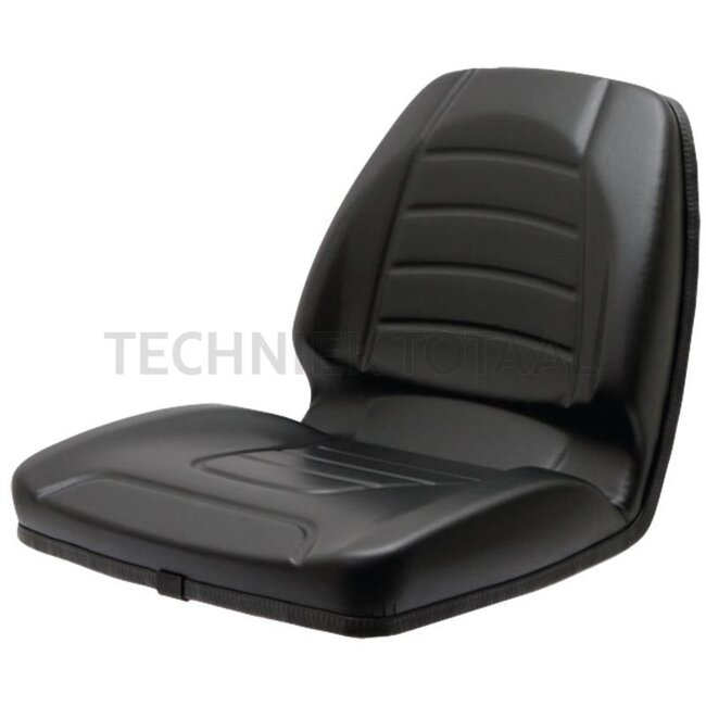 GRANIT Seat PVC - 25270290 | To fit: Various ride-on mowers and lawn tractors | Colour: Black | Width: 455 mm | Height: 390 mm