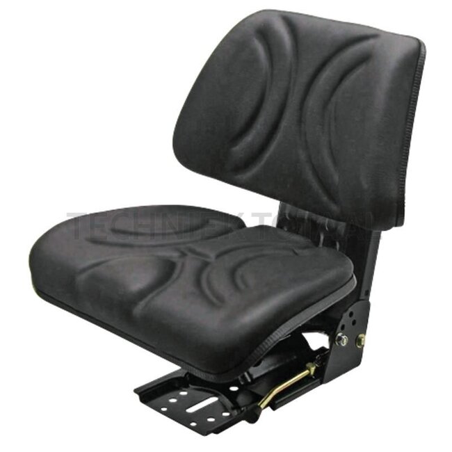 GRANIT Sitz - 24000060, 24002190, 14072160, 51152810, 50020014, 27837410, 24000060, 14321120, 14320970 | Technische Daten: • Gefederter Sitz mit Federungsregulierung für Gewicht von 50 kg bis 120 kg, • Federungshub 100 mm, Federung mit doppeltwirkendem Stoßdämpf