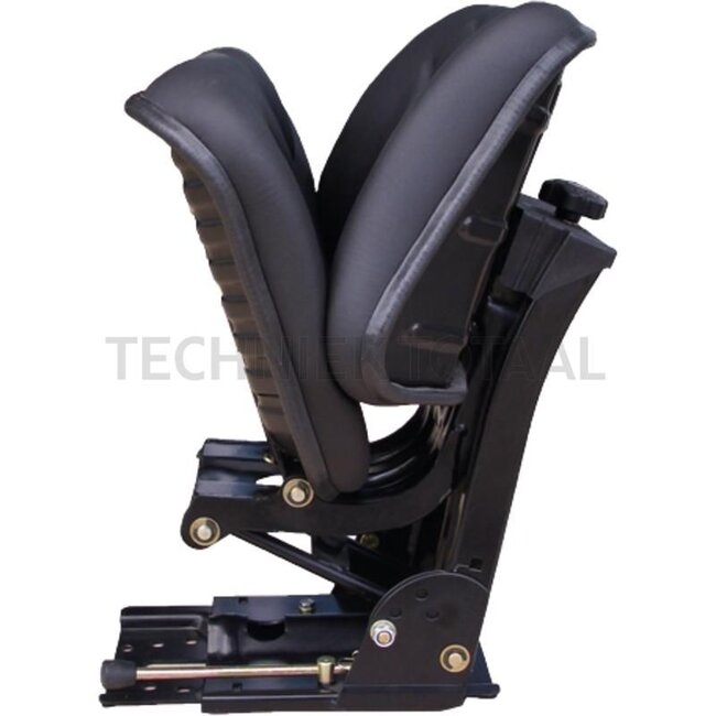 GRANIT Klapp-Sitz - 24000077, YP1 | Technische Daten: ● Gefederter Sitz mit Federungsregulierung für Gewicht von 50 kg bis 120 kg., ● Federungshub, Federung 80 mm mit doppeltwirkendem Stoßdämpfer, ● Längsverstellung mit Führungen: Einstellbereich 150 mm, ● Die S