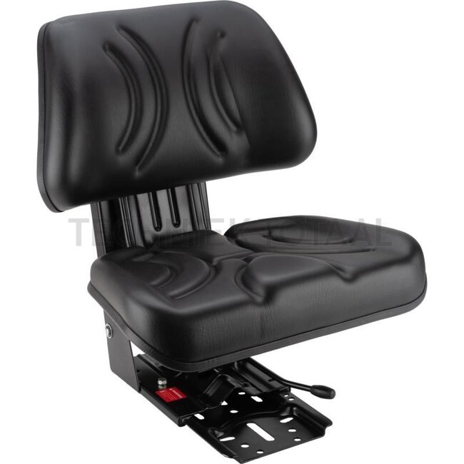 GRANIT Sitz - 24000067, YP5ECO | Technische Daten: • mechanisch gefederter Sitz mit Federungsregulierung für Gewicht von 50 bis 120 kg, • Längsverstellung 150 mm, • Federweg 80 mm | Höhe: 540 mm | Länge: 535 mm | Federung: mechanisch | Spurmaß: 187 mm | Polstera