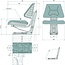 GRANIT Seat - 24000079, ECO103 | Technical data: ● Mechanically sprung seat with suspension adjustment for weights from 50 to 120 kg, ● Longitudinal adjustment 150 mm, ● Spring travel 80 mm | Height: 540 mm | Length: 535 mm | Suspension: mechanical | Track gauge