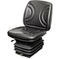 GRANIT Seat - 240920037, STPLUSV42AIR/BLACKPVC | Technical data: Air-sprung seat with adjustment for weights from 100 kg to 130 kg, ● Suspension stroke 100 mm, ● Longitudinal adjustment with guide rails 250 mm, ● Adjustment range 150 mm in steps of 15 mm, ● Seat