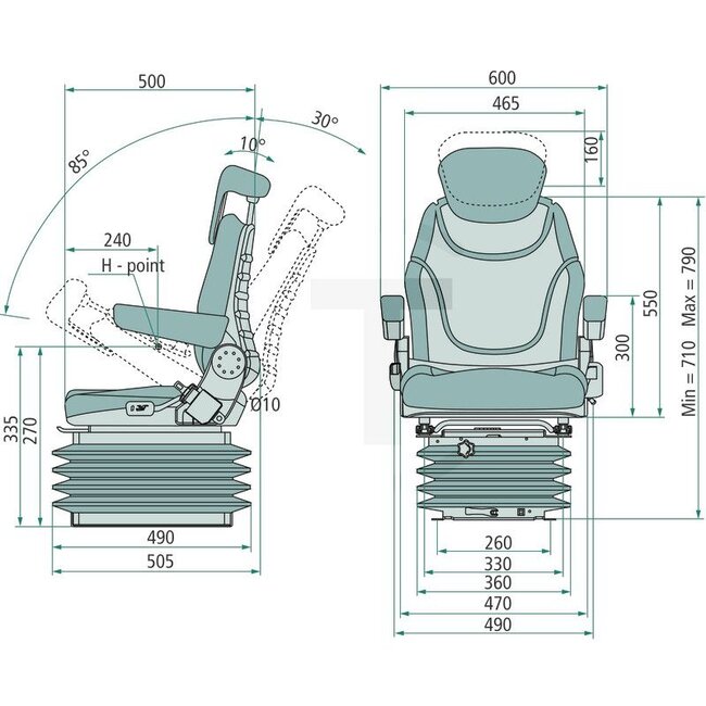 GRANIT Shock absorber - 240920041, SP03-TV4