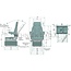 GRANIT Sitz - 240920019, STPLUSTV6GCLOTH | Technische Daten: • Luftgefedert mit 12 Volt Kompressor, • Kopfstütze, • Armlehnen klappbar, • Längsverstellung 250 mm, • Federweg 100 mm, • Gewichtseinstellung 50-130 kg, • Stoßdämpfer für vertikale Federung, • Längsho