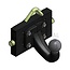 Walterscheid Drawbar ball 50 rail 199 mm, pin Ø 22 mm, 150 kg, black