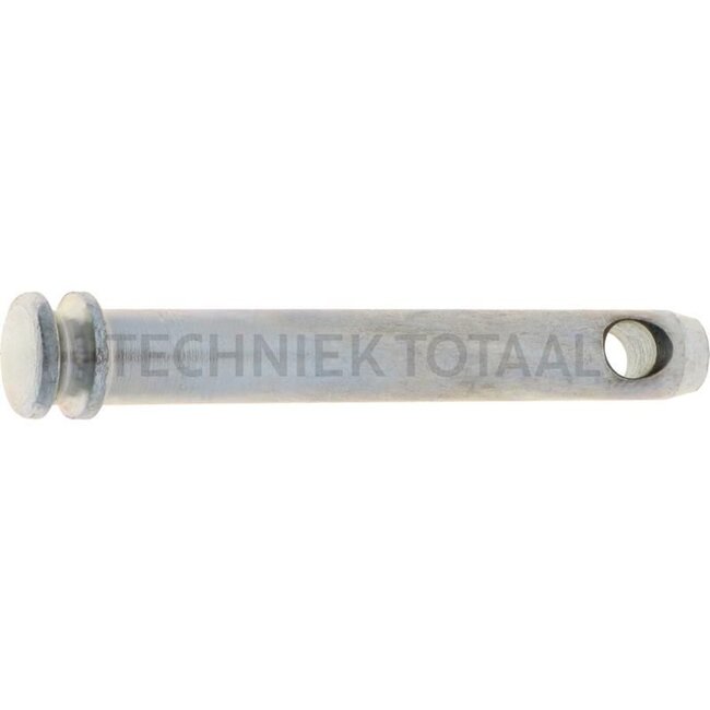 GRANIT Top link pin Cat. 1 - 20012798 | Version: Drilled on one side, without chain | Category: 1 | A: 19 mm | B: 12 mm | C: 116 mm | D: 130 mm