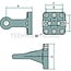 Walterscheid Drawbar eye - 770ZO5110, 8004827 | Version: Pick-up hitch | D-value: 89,3 / 95,3 kN | Hole pattern: 110 x 100 mm | Towing eye Ø: 50 mm | Load capacity: 3000 / 1500 kg | Colour: black | Lock: Ring, not rotatable | A: 240 mm | No. of holes: 8 | B: 100 mm |